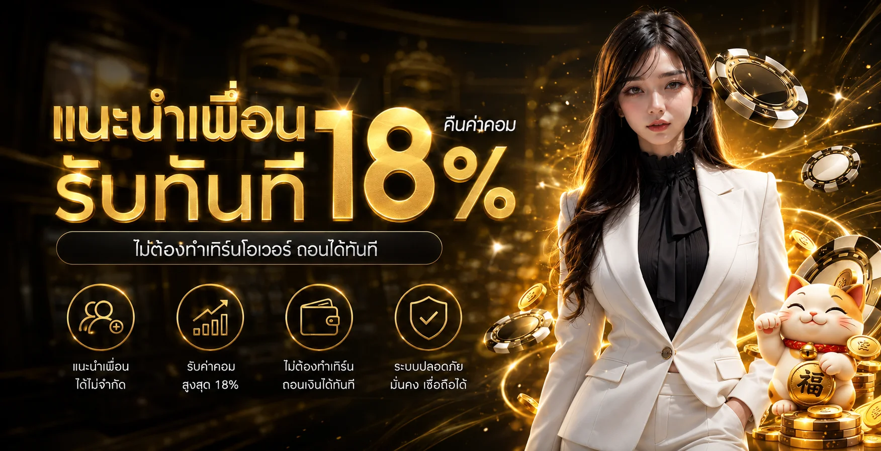 แนะนำเพื่อนรับค่าคอมกับ BOSS88SP